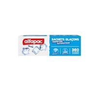 alfapac - 15 Sachets Glaçons - Fermeture automatique - Easy Release - 300 Glaçons