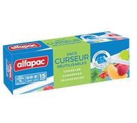 alfapac - Sacs Congélation à Fermeture Curseur - Hermétiques & Réutilisables - Fabrication Française - Certifiés Origine France Garantie - Protecteurs & Conservateurs - 15 x 1L