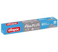 alfapac - Aluminium Gaufré AluPlus 30m - 1 Rouleau - Epais & Résistant - Recyclable - 30m x 29cm