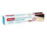 alfapac - Rouleau de Sachets de Conservation Sous Vide - Cuisson Sous Vide à L'Eau et à La Vapeur - Protection Réfrigérateur et Congélateur - Compatible Machines Sous Vide - 4 m