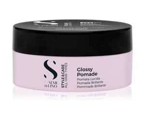 Alfaparf Milano Semi di Lino Style&Care Glossy Pomade cire coiffante pour dompter et modeler sa coiffure brillance intense 100 ml