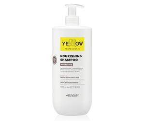 Alfaparf Milano Yellow Professional Nutritive Shampooing nourrissant pour cheveux secs - Alimenté par des huiles d'argan et de noix de coco - Conçu pour un nettoyage en douceur (1000 ml)