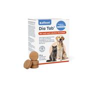 alfavet Dia Tab 10 x 5,5 g - Complément alimentaire alimentaire pour chiens et chats - Avec ingrédients végétaux pour réguler la digestion et la flore intestinale - Comprimés à mâcher avec