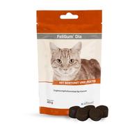 alfavet FeliGum Dia, complément Alimentaire diététique en Cas de diarrhée pour Chats, Troubles de la résorption intestinale, pastilles à mâcher, Sachet de 40 g