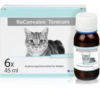 alfavet ReConvales Tonicum Chat, complément Alimentaire diététique Stimulant l'appétit pour la Convalescence et en Cas de Poids insuffisant, 6 x 45 ML