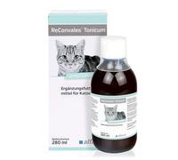 alfavet ReConvales Tonicum Chat, complément Alimentaire diététique Stimulant l'appétit pour la Convalescence et en Cas de Poids insuffisant, 280 ML