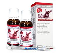alfavet RodiCare Pulmo, Lot de Deux, pour Soutenir Les Voies respiratoires des cochons d'Inde et des Petits rongeurs, complément Alimentaire, 2 x 20 ML, seringue doseuse