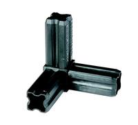 Alfer Aluminium joint d'angle à 90 degrés 23,5mm noir - 28584