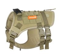 Alfheim Harnais Tactique pour Chiens avec Poignée pour Chien Taille Moyenne