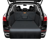 Alfheim Housse Protection de Coffre de Voiture, Couverture de Dossier de siège de Chien, Tapis Voyage durables résistants à l'eau antidérapants, Convient aux Petites Voitures Moyennes SUV (Gris)