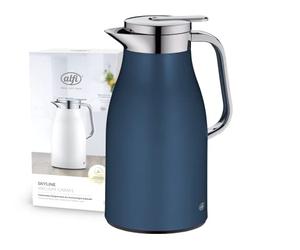 ALFI 1321296100 Thermos, Acier Inoxydable, Bleu Jeans foncé, 1 Liter