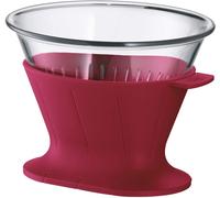 alfi 952-78002 Filtre à tasse 1x4, silicone, rouge rubis (1 pièce)