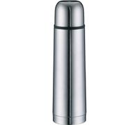 Alfi Isotherm Eco 5457.205.050 Bouteille Isotherme, en Acier Inoxydable, Mat, 500 ML avec gobelet, à Bouchon à vis, Garde au Chaud Pendant 12 Heures, sans BPA