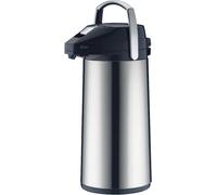 Alfi Isolierkanne Isolier Getränkespender, Kanne, Pumpkanne, Edelstahl Poliert, 2.2 Liter, 987000220