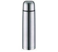 alfi IsoTherm Eco 5457.205.100 Bouteille isotherme, en acier inoxydable mat, à vide, 1 l, avec gobelet, anti-fuite, à,bouchon à vis, 12 heures pour les boissons chaudes et 24 heures pour les froides, sans BPA