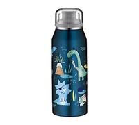 alfi KIDS BOTTLE 400 ml, dino pirates, gourde en inox pour enfant, parfaitement étanche avec bouchon vissé, bouteille légère et robuste, pour boisson gazeuse