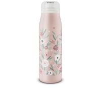 alfi KIDS ISO BOTTLE Bouteille isotherme, en acier inoxydable, 500 ml, rose pastel, entièrement étanche, avec bouchon à vis, garde au chaud pendant 12 heures, 24 heures au froid, pour les boissons