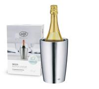 alfi SECCO, rafraîchisseur à bouteilles en inox, pour des bouteilles de 0,70 à 1 l, vin, vin mousseux, maintenir froid sans eau de condensation ni glaçons, boissons fraîches jusqu'à la dernière goutte