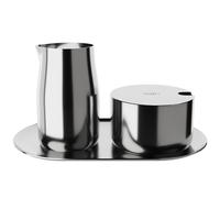 alfi Set de lait et de sucre, brillant, en acier inoxydable de qualité supérieure, design élégant, passe au lave-vaisselle, durable