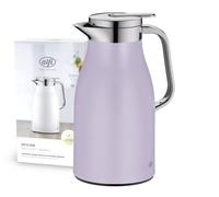 alfi SKYLINE 1.0l, lavender mat, pichet isotherme inox avec intérieur en verre trempé hygiénique, bouchon vissé avec bouton poussoir très pratique, poignée ergonomique, cafetière, théière