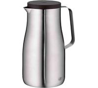alfi STUDIO TT 1l, inox, pichet isotherme à double paroi en inox mat, maintient 12 heures chaud, 24 heures froid, bouchon vissé, grande ouverture, pichet isotherme, lavable au lave-vaisselle
