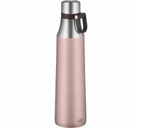 alfi CITY BOTTLE LOOP 700 ml, rose, gourde en inox avec boucle de transport, bouteille isotherme robuste anti-fuite, maintient froid pendant 9 h, parfaitement étanche, bouteille pour boisson gazeuse
