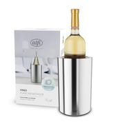 alfi Vino, Champagne Mat, rafraîchisseur à Bouteilles en INOX, pour des Bouteilles de 0,70-1 l, Maintenir Froid sans Eau de Condensation ni glaçons, Boissons fraîches jusqu'à la dernière Goutte