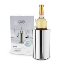 alfi Vino, Champagne Mat, rafraîchisseur à Bouteilles en INOX, pour des Bouteilles de 0,70-1 l, Maintenir Froid sans Eau de Condensation ni glaçons, Boissons fraîches jusqu'à la dernière Goutte