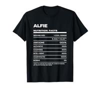 Alfie Valeur Nutritive Nom Drôle T-Shirt