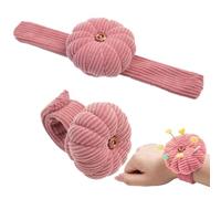Alfiletero De Muñeca - Accesorio De Costura Avec Forme De Calabaza, Soporte Elástico Para Agujas | Diseño Con Correa Ajustable Avec Anilla, Organizador De Costura Compacto Con Cojín Suave Para
