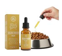 Alfi's Huile vitale Golden Chicken - Booster alimentaire végétalien avec oméga-3 & -6, antioxydants issus d'onagre, d'huile d'olive et de lin - 100 % végétale, riche en nutriments