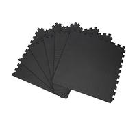 Alfombra de Goma Eva - Esterilla Puzzle 6 Piezas Negras Grabadas - Piezas - Alfombra Baldosa Antideslizante Protector de Suelo, Gimnasio, Fitness, Yoga, Piscina-6 pezzi - Motivo a Croce