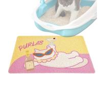 Alfombrilla Atrapa- Para Gatos - Reutilizable Decoración Para El Hogar, 40x6 0cm Tapete Atrapa- Para Caja De Arenas, Para Exterior Esquina Baño Entrada Razas Pequeñas Medianas Grandes