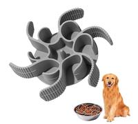 Alfombrilla De Alimentación Lenta Para Mascotas - Alfombrilla De Silicona Antiasfixia Para Lamer Perros | Lento Para Perros Y Gatos | Promueve Una Alimentación Saludable, Reduce La Hinchazón
