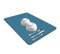 Alfombrilla para - Alfombrilla absorbante de goma para cocina que oculta las manchas | Alfombrilla de secado para cafeteras, cafeteras, máquinas de café expreso, escurridor de platos