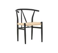 Chaise en Rotin "Alfons" 72cm Noir