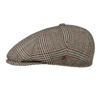 Alfonso D´Este Casquette Merino HoundstoothD’Este Homme - Made in Italy Gavroche Type Laine avec Doublure, visière Automne-Hiver - XL (60-61 cm) Marron