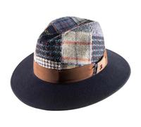 Alfonso D'Este - Chapeau Fedora Feutre Homme ou Femme Sanremo Feltro - Taille S