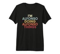 Alfonso Name Alfonso Personalized Name First Given T-Shirt Haut de Gamme