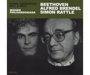 Alfred Brendel, Wiener Philharmoniker, Sir Simon Rattle - Ludwig van Beethoven : Piano Concertos No.1 & No.4