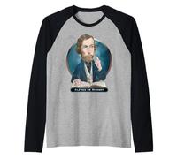 Alfred de Musset, dramaturge, poète et romancier français Manche Raglan