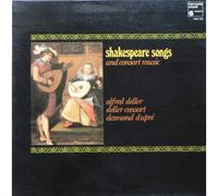 Alfred Deller - Alfred Deller: Shakespeare Songs And Consort Music [Vinyl]