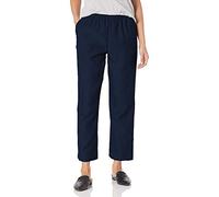 Alfred Dunner All Around Elastic Waist Polyester Short Pull-on Style Pants Pantalons, Bleu Marine, 34 Petite Femme