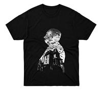 Alfred Hitchcock Family Graphic T-Shirt Graphic Tee Printed Top Mens Black Shirt S