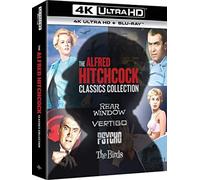 Alfred Hitchcock, Les Classiques Coffret : Fenêtre Sur Cour + Sueurs Froides + Psychose + Les Oiseaux