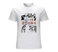 Alfred Hitchcock T Shirt Funny Birthday Cotton Tee Vintage Gift Men Size XL