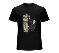 Alfred Hitchcock T-Shirt Graphic Tee Printed Top Mens Black Shirt XL