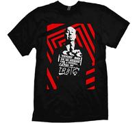 Alfred Hitchcock T-Shirt Graphic Tee Printed Top Mens Black Shirt XXL