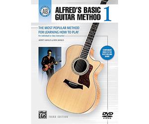Alfred's Basic Guitar Method, Bk 1: The Most Popular Method for Learning How to Play (DVD)