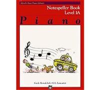 Alfred's basic piano library - notespeller book level 1a piano